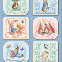 Peter Rabbit Portraits Reusable Foiled Stickers