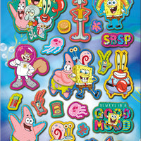 SpongeBob SquarePants Reusable Foiled Stickers