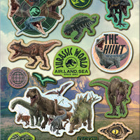 Jurassic World Reusable Foil Stickers - Anilas UK