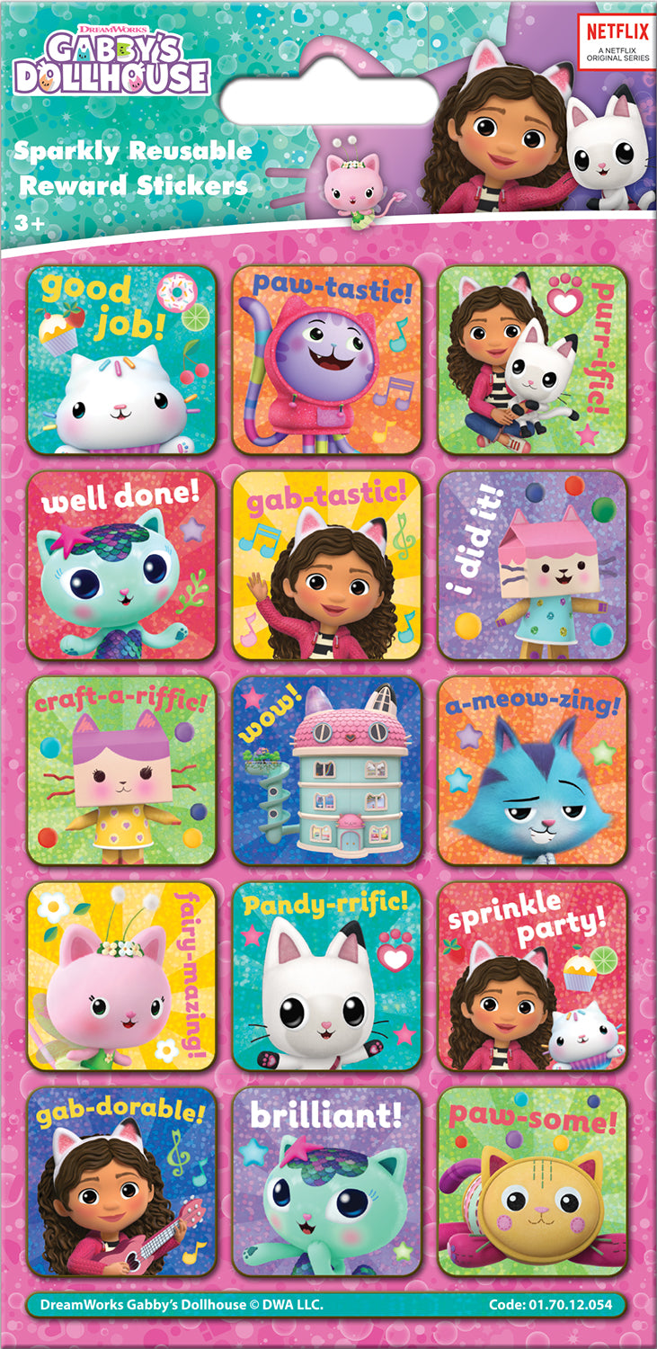Gabby's Dollhouse Reward Stickers - Anilas UK