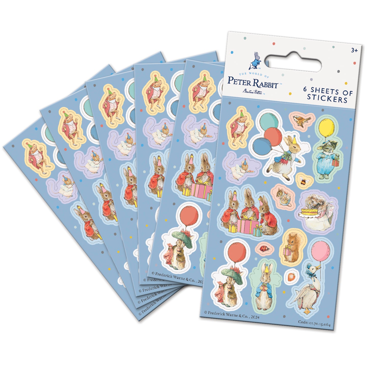 Peter Rabbit Party Sticker Pack - Anilas UK