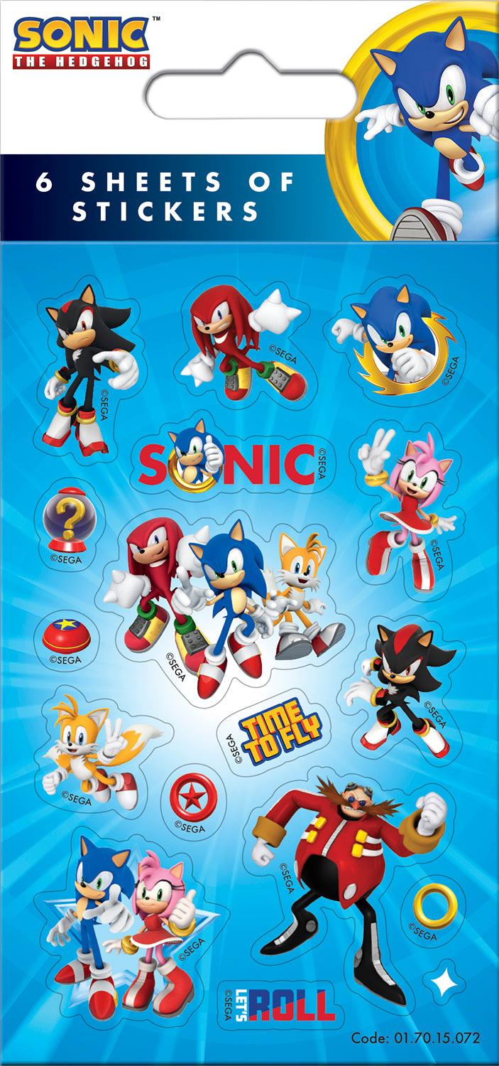 Sonic the Hedgehog Party Sticker Pack