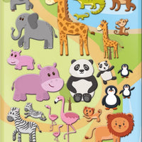 Zoo Kidscraft Stickers Sheet - Anilas UK