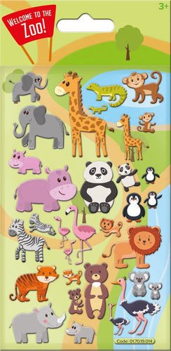 Zoo Kidscraft Stickers Sheet - Anilas UK