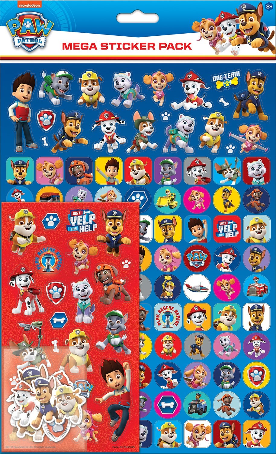 Paw Patrol 2 Mega Sticker - Anilas UK