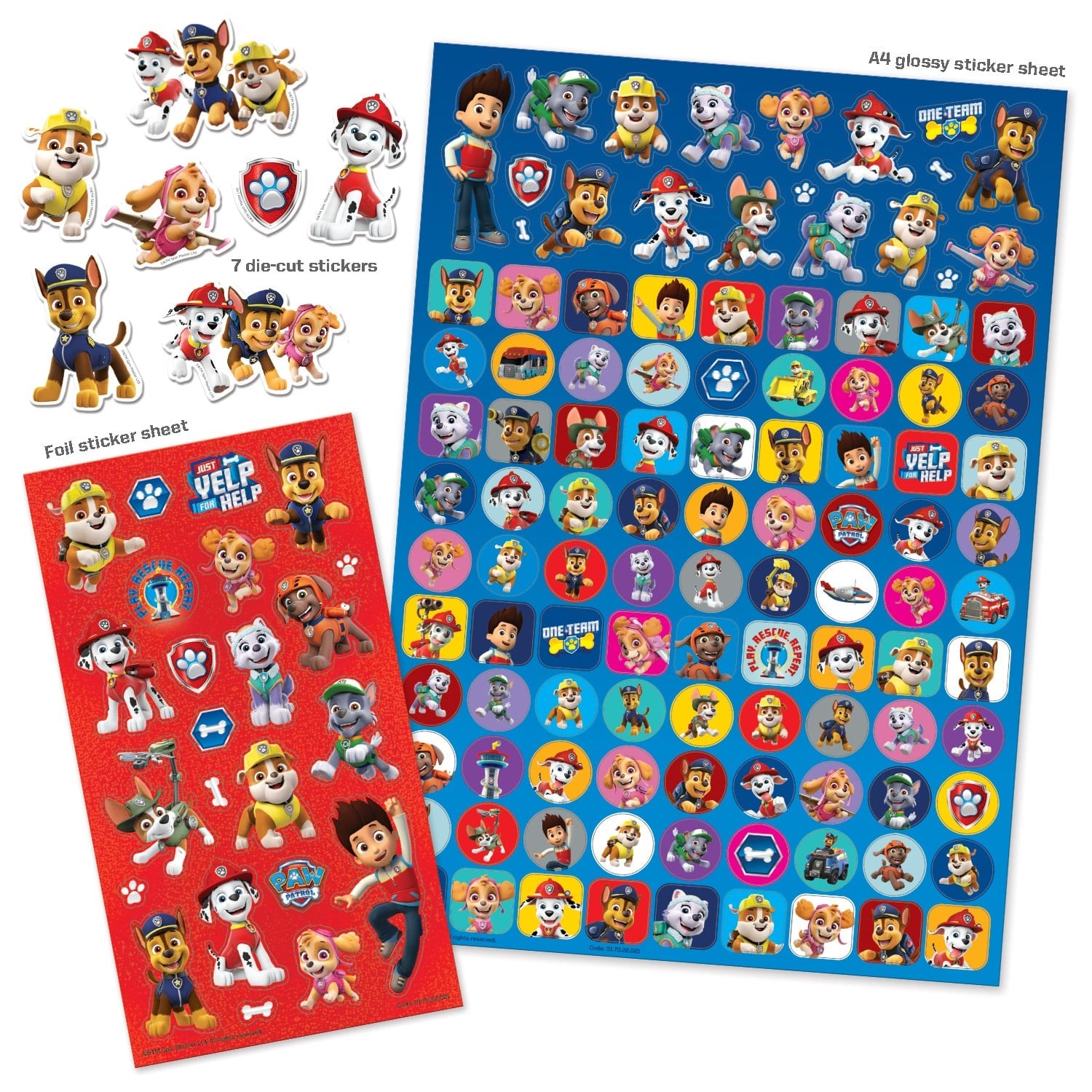 Paw Patrol 2 Mega Sticker - Anilas UK