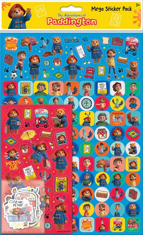 Paddington Mega Sticker Pack - Anilas UK