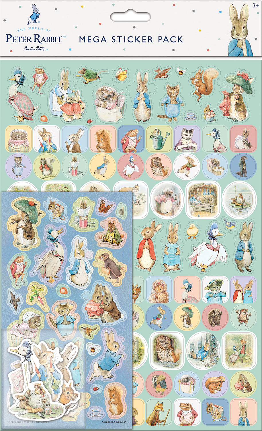 Peter Rabbit Mega Sticker Pack - Anilas UK