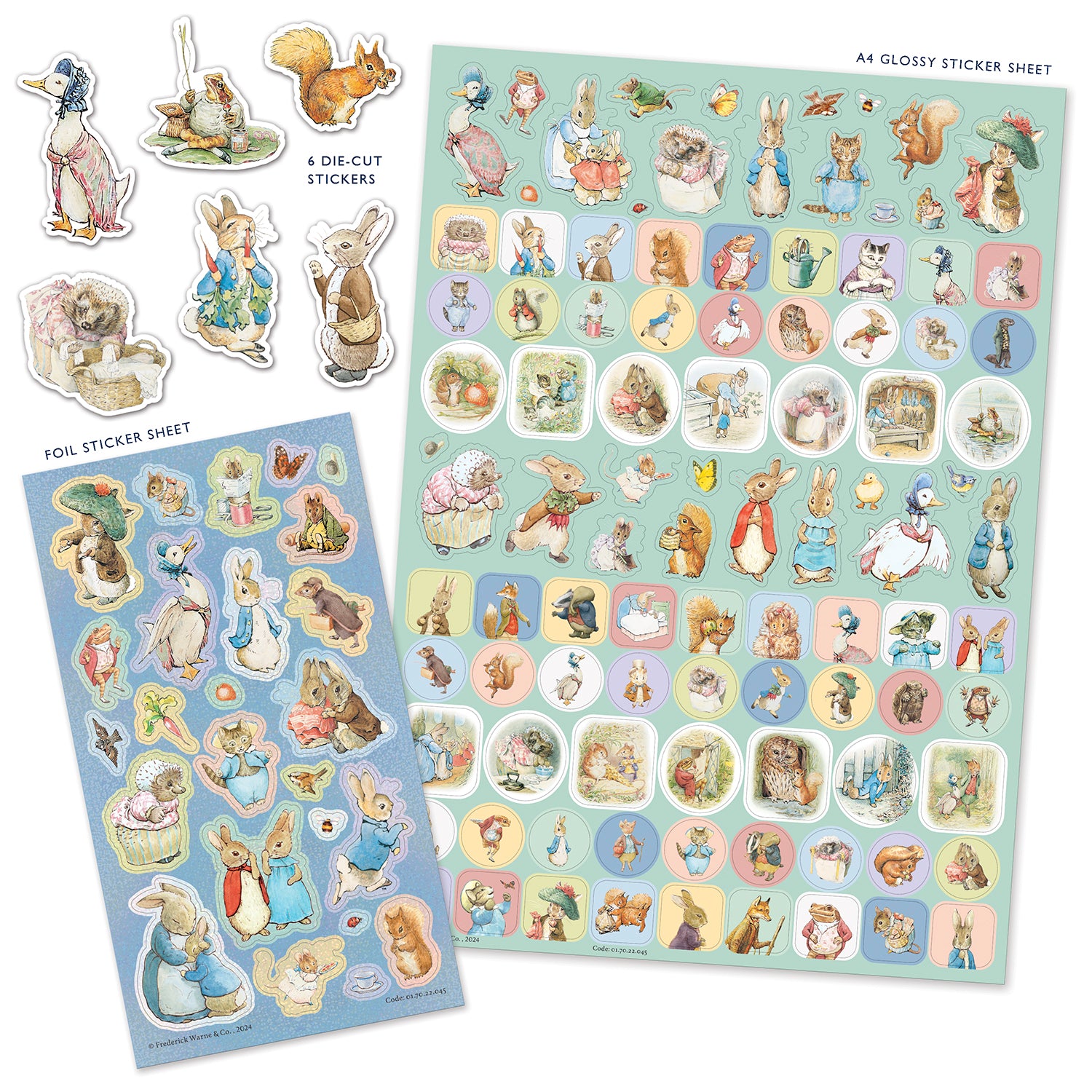Peter Rabbit Mega Sticker Pack - Anilas UK