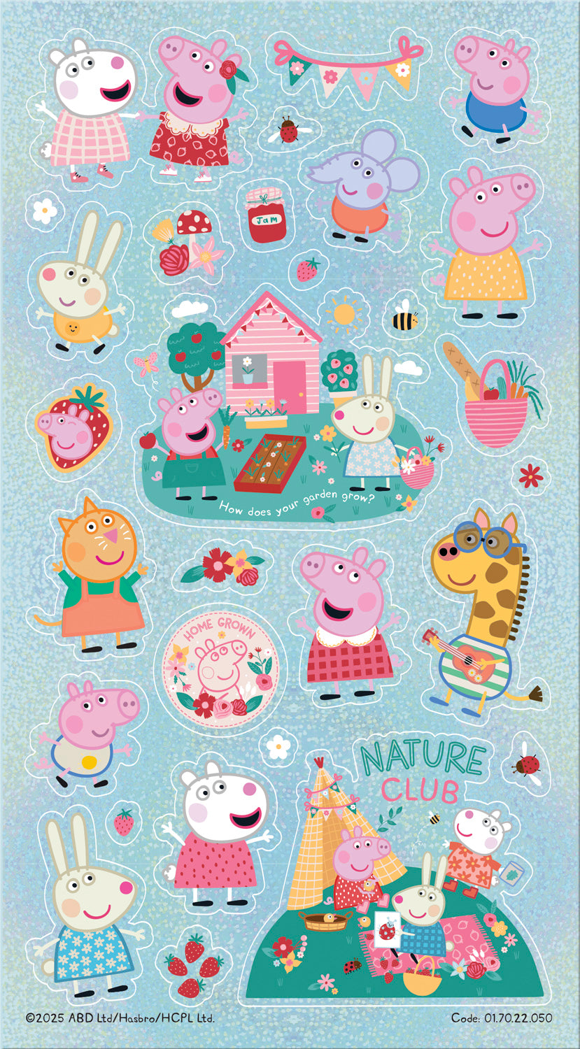 Peppa Pig Summer Mega Sticker Pack - Anilas UK