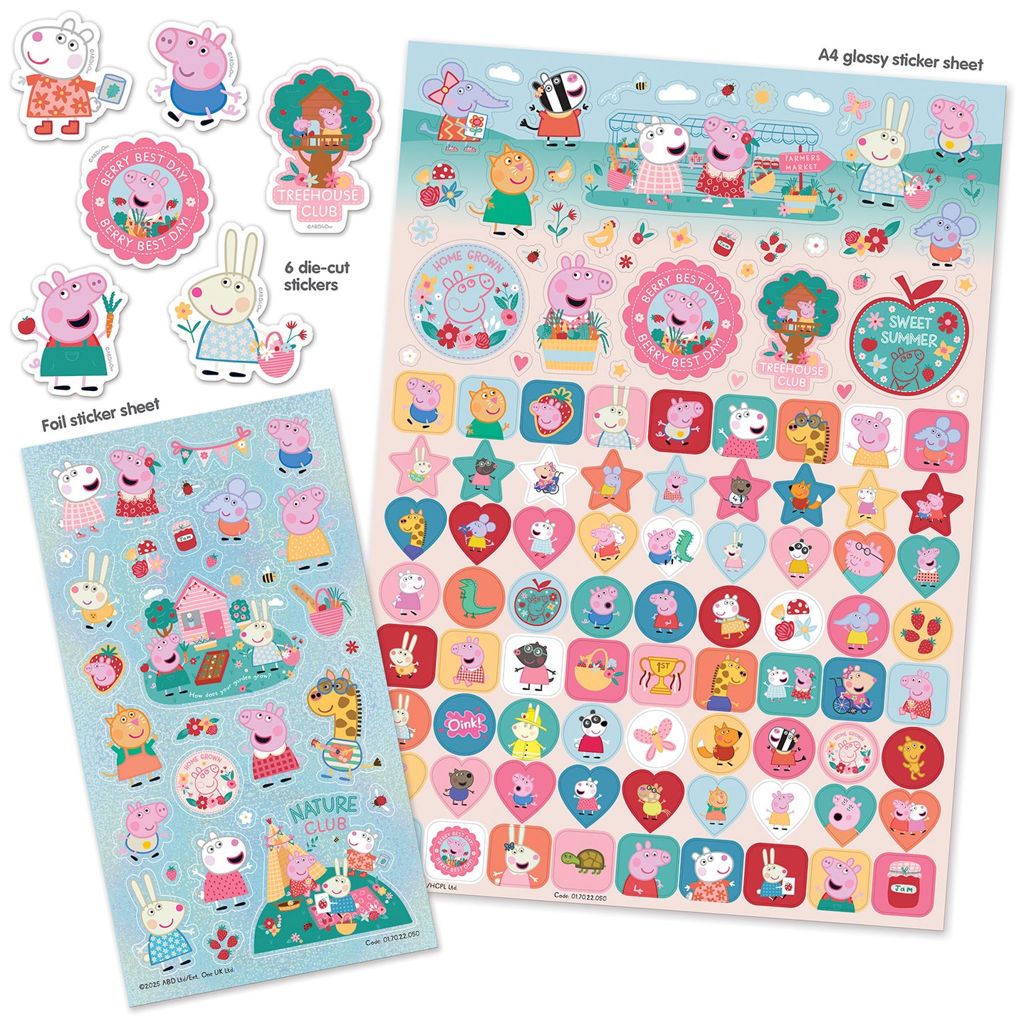 Peppa Pig Summer Mega Sticker Pack - Anilas UK