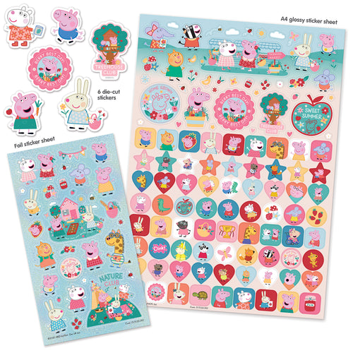 Peppa Pig Summer Mega Sticker Pack - Anilas UK