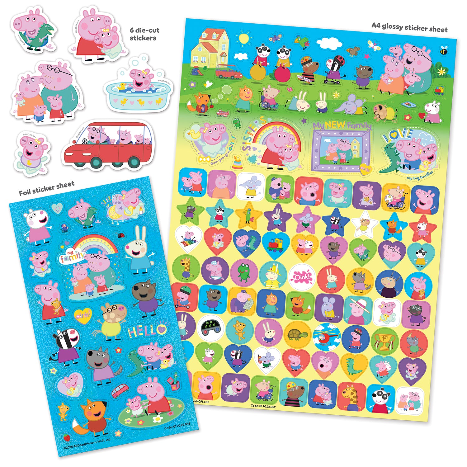 Peppa Pig Mega Sticker Pack with Evie - Anilas UK