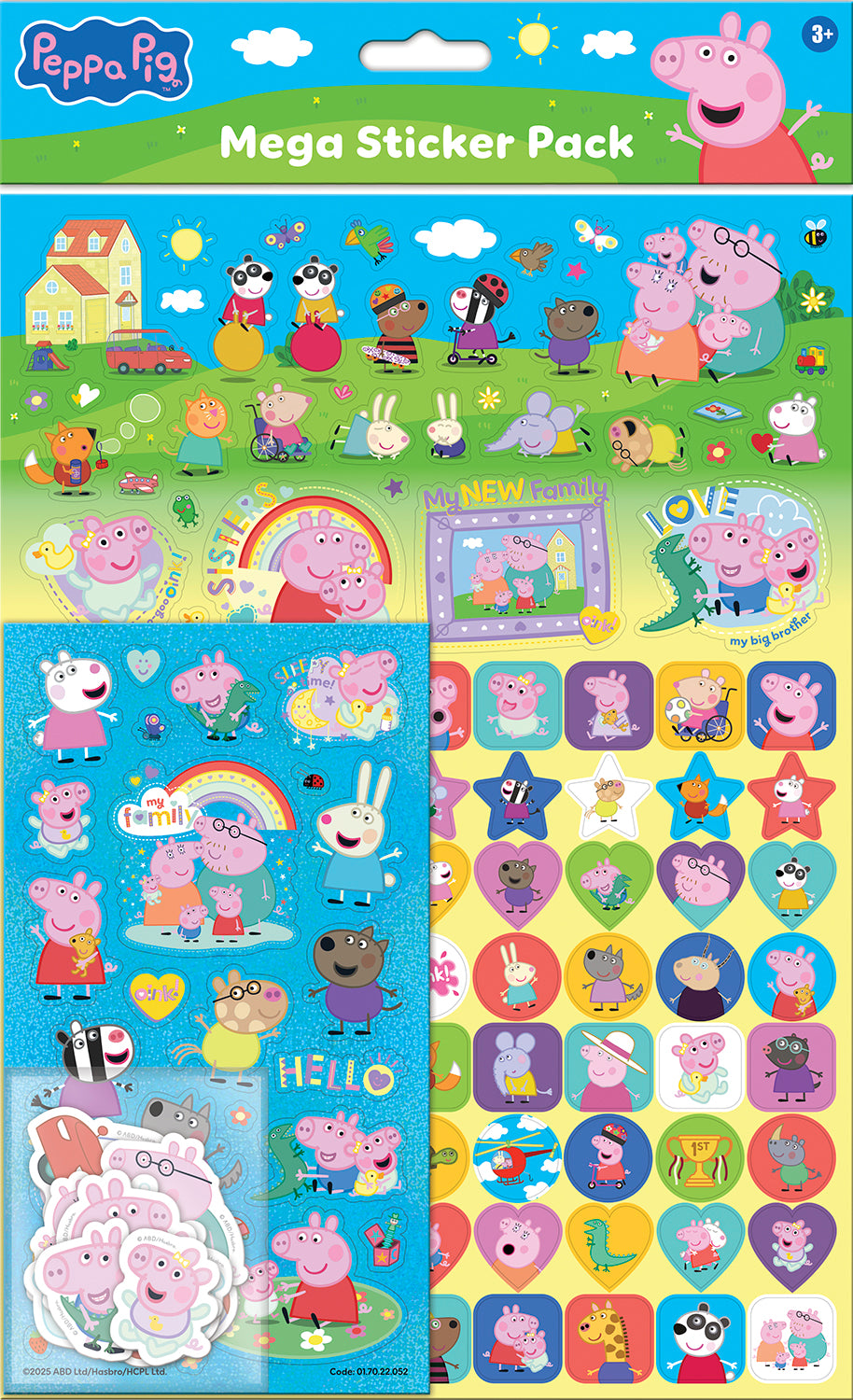 Peppa Pig Mega Sticker Pack with Evie - Anilas UK