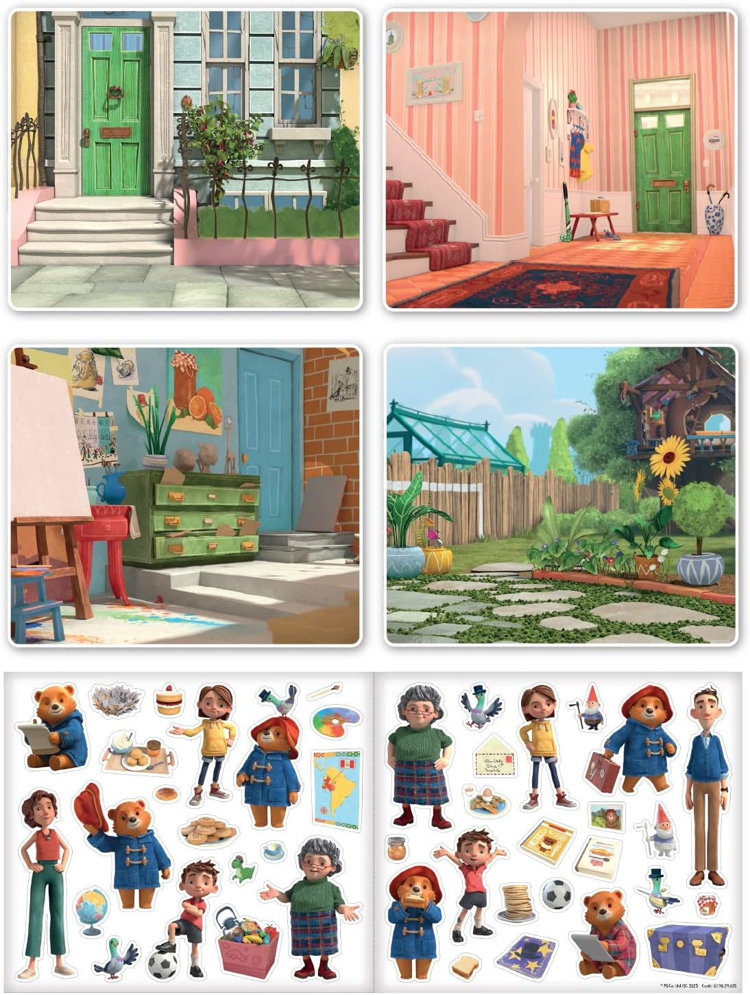 The Adventures of Paddington Sticker Scene Activity Set - Anilas UK