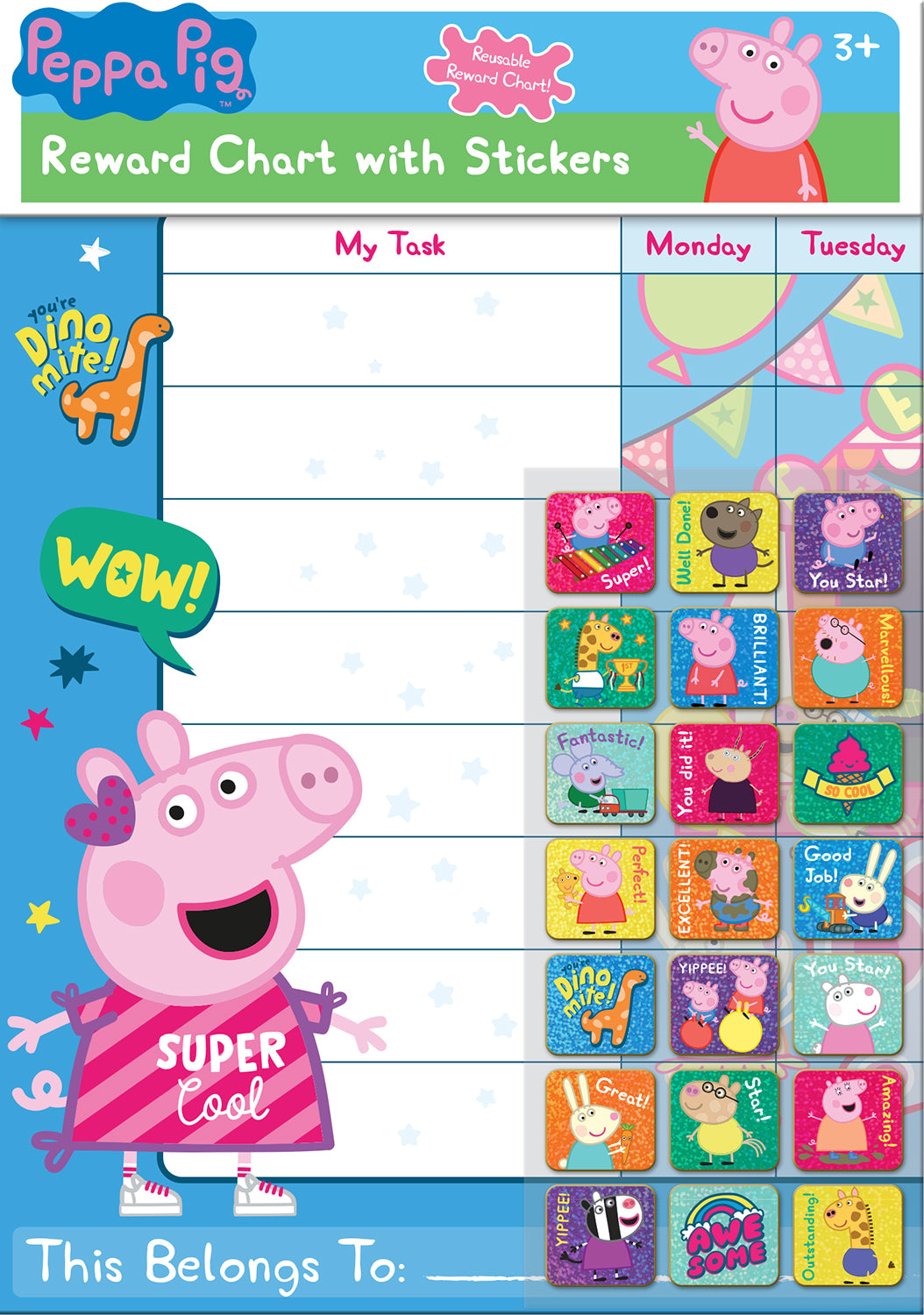 Peppa Pig Reward Chart - Anilas UK