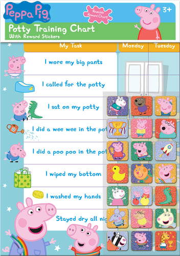 Peppa Pig Potty Training Reward Chart - Anilas UK
