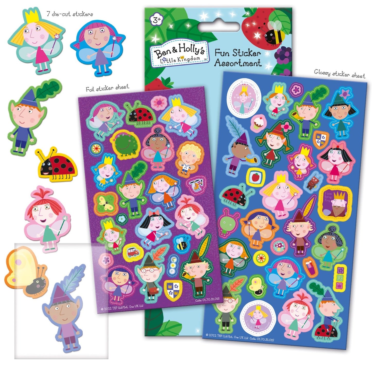 Ben & Holly Sticker Assortment - Anilas UK