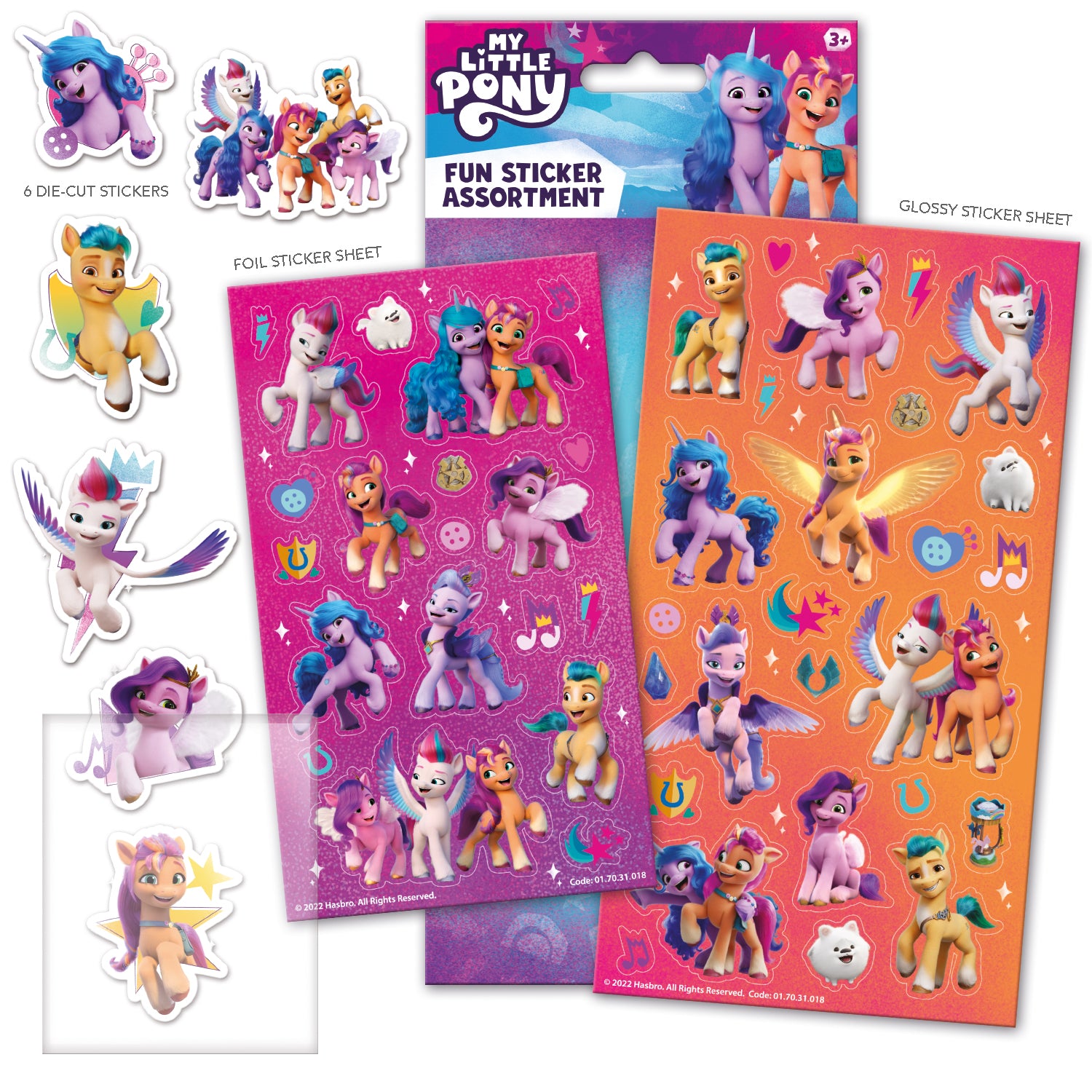 My Little Pony Sticker Assortment - Anilas UK