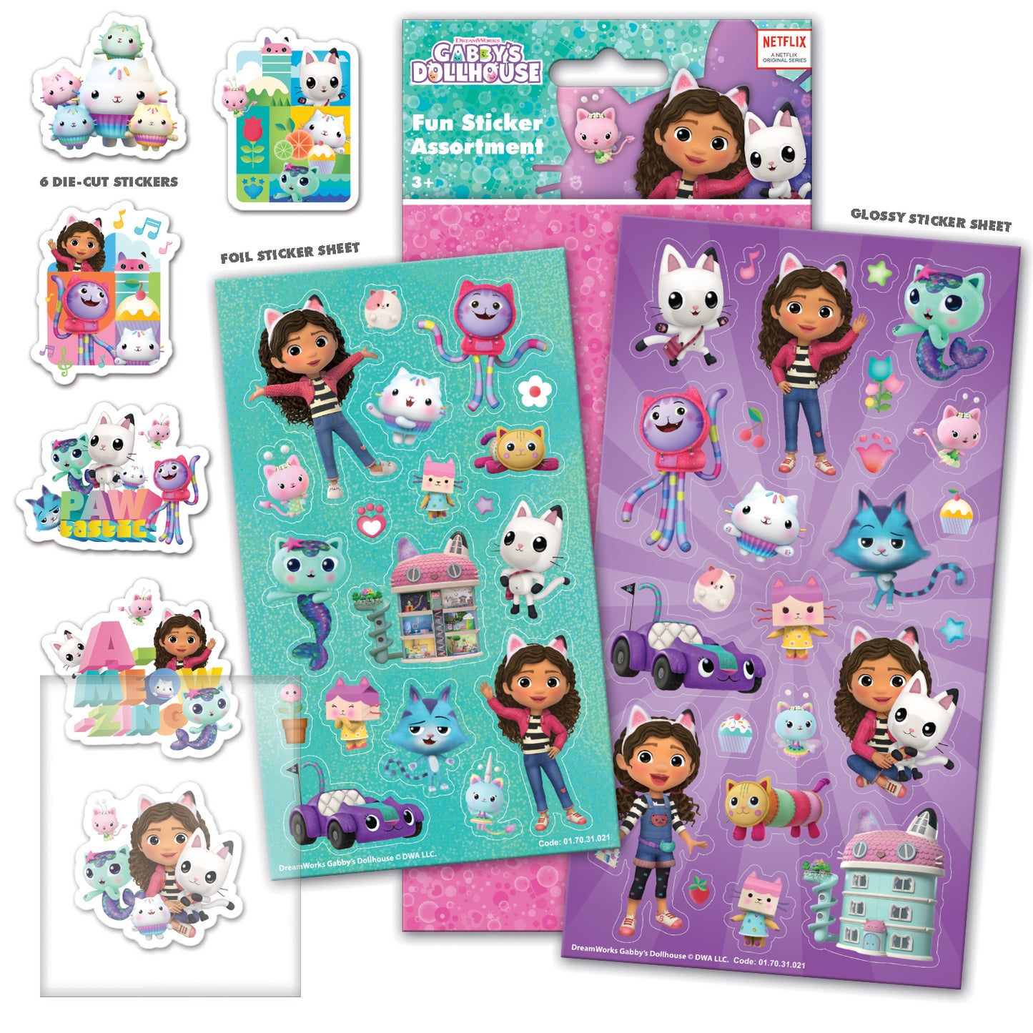 Gabby's Dollhouse Sticker Assortment - Anilas UK