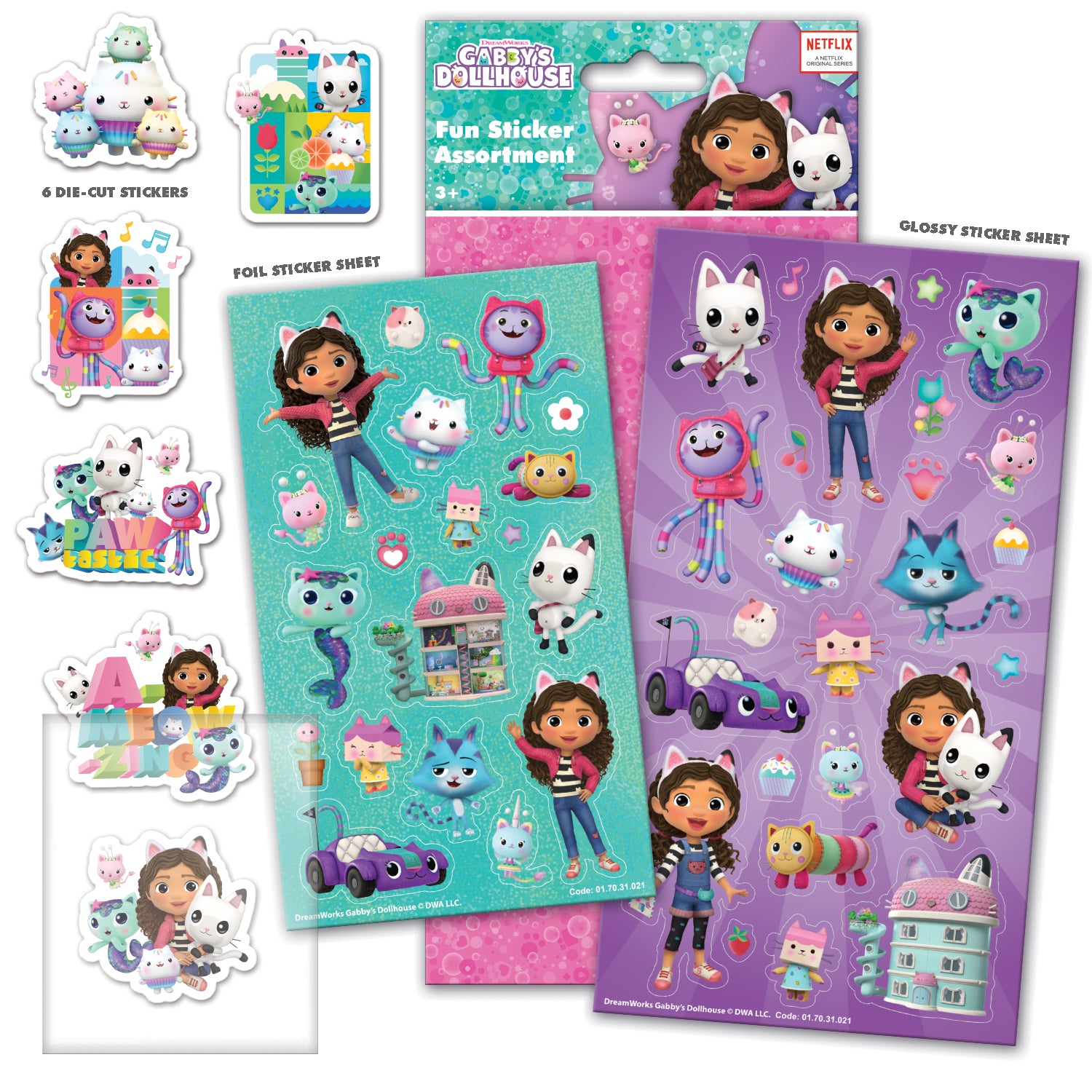 Gabby's Dollhouse Sticker Assortment - Anilas UK