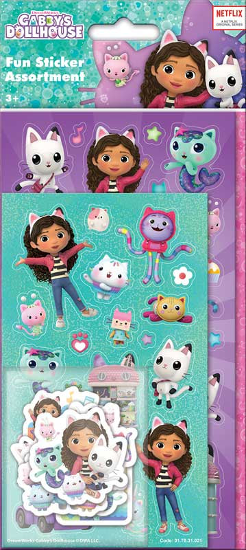 Gabby's Dollhouse Sticker Assortment - Anilas UK