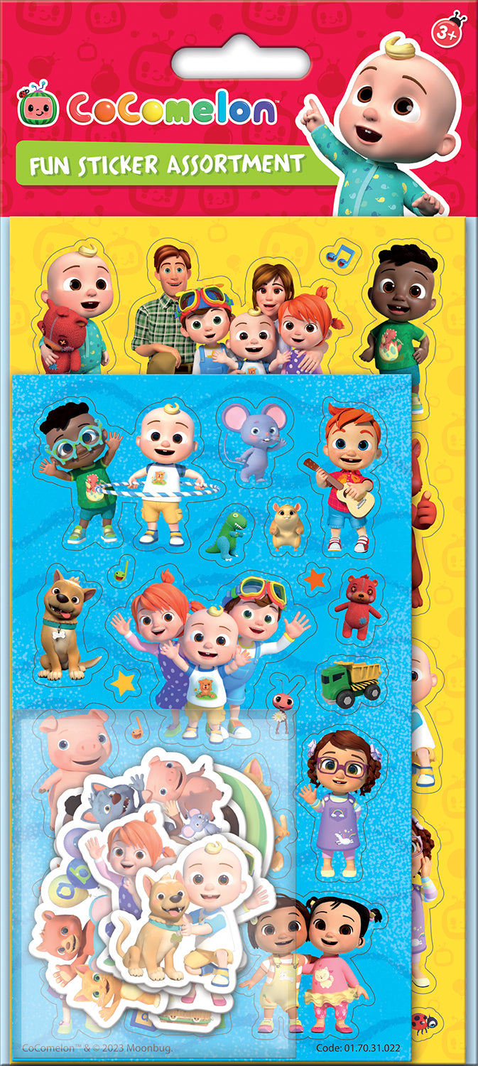 Cocomelon Sticker Assortment - Anilas UK