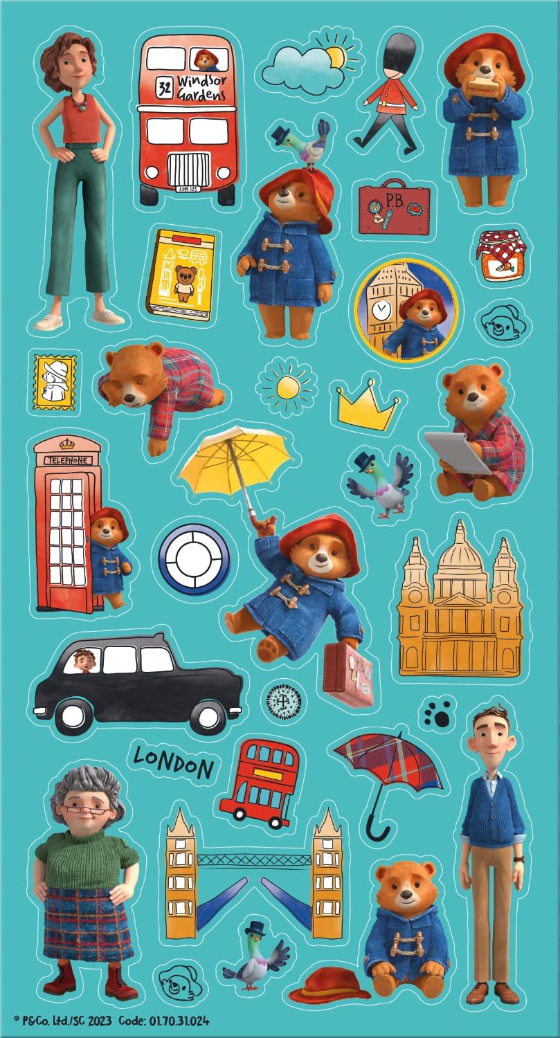 The Adventures of Paddington Sticker Assortment - Anilas UK