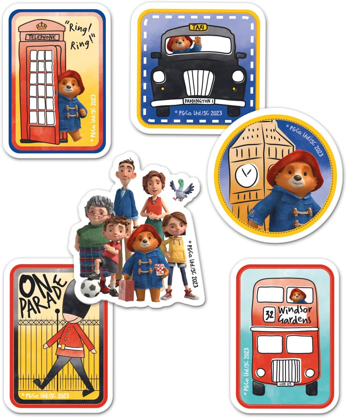The Adventures of Paddington Sticker Assortment - Anilas UK