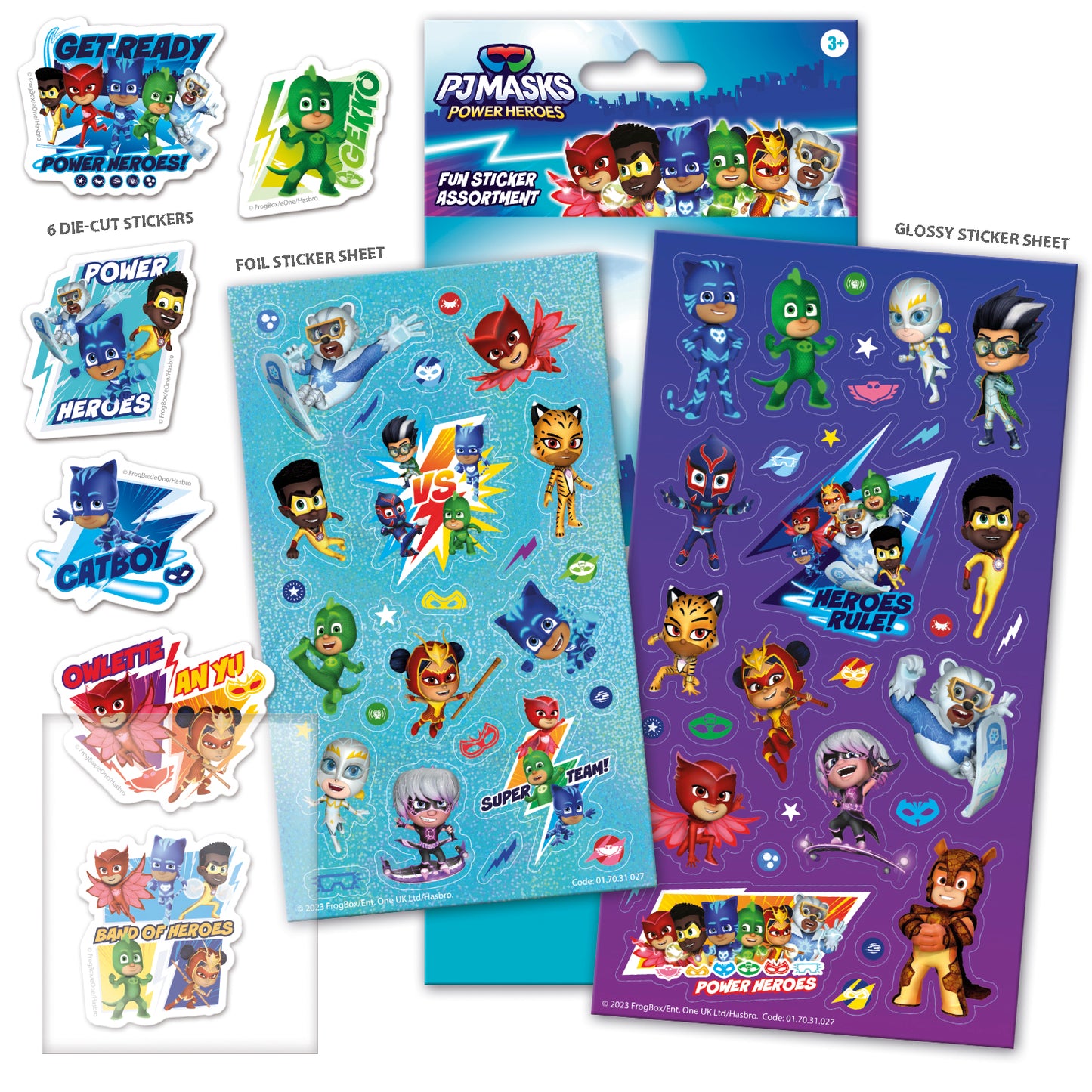 PJ MASKS Sticker Assortment 2 - Anilas UK