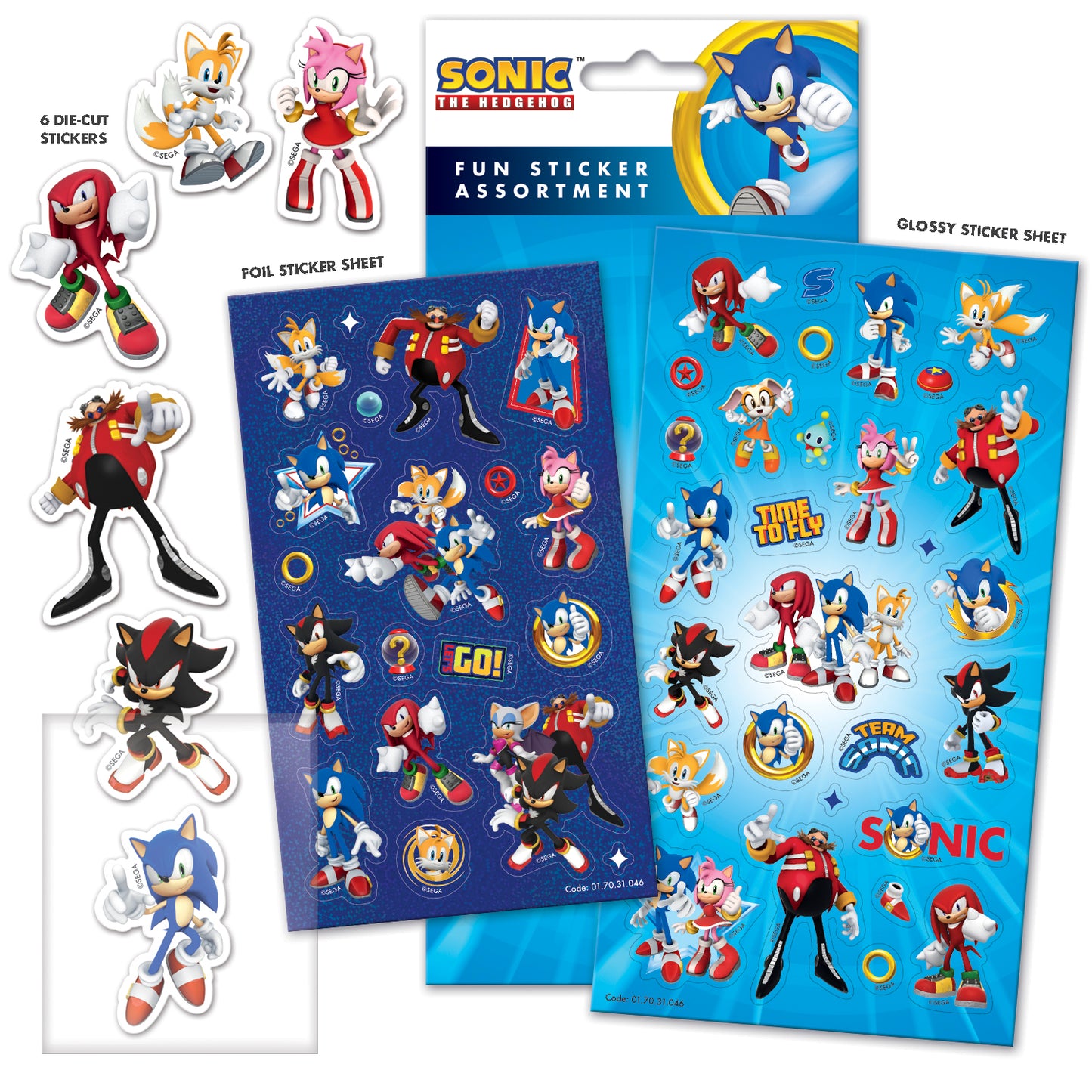 Sonic the Hedgehog Sticker Assortment