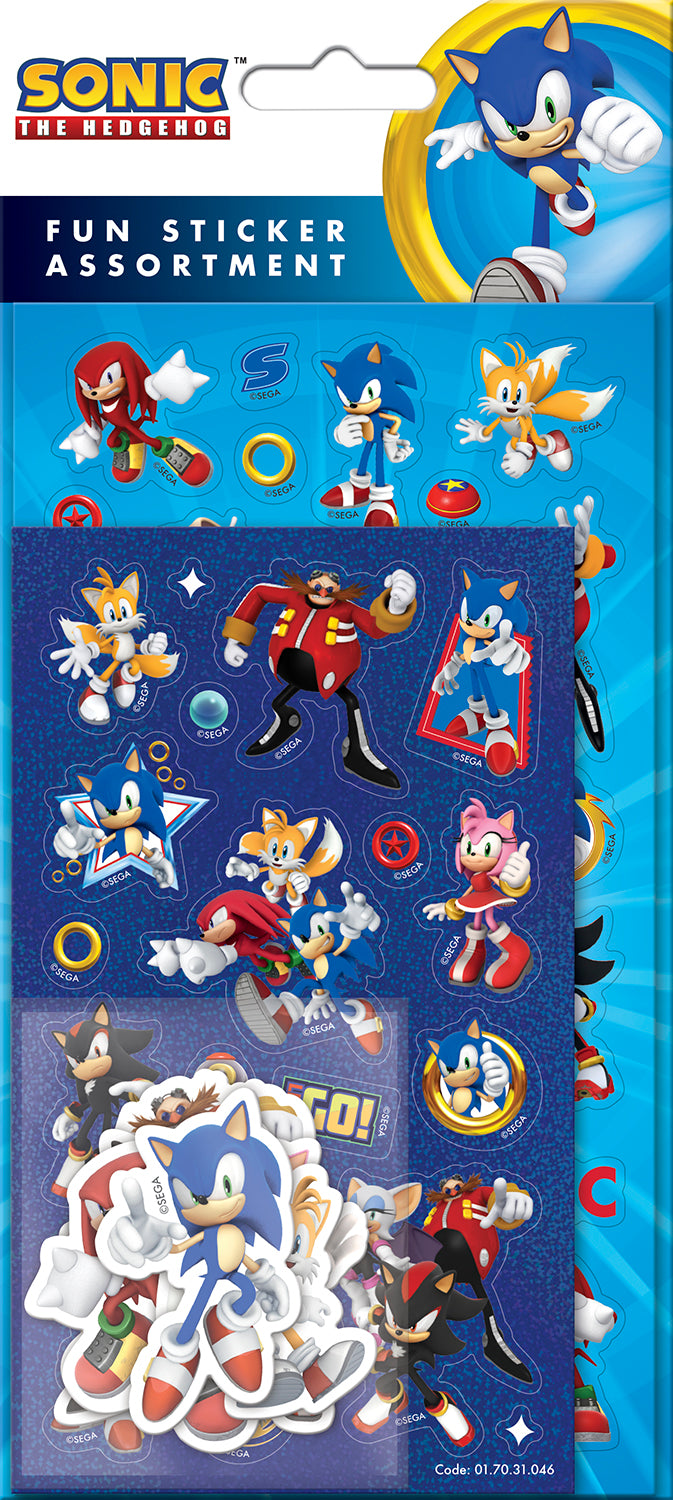 Sonic the Hedgehog Sticker Assortment