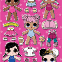 L.O.L. Surprise! Dress Up Stickers - Anilas UK