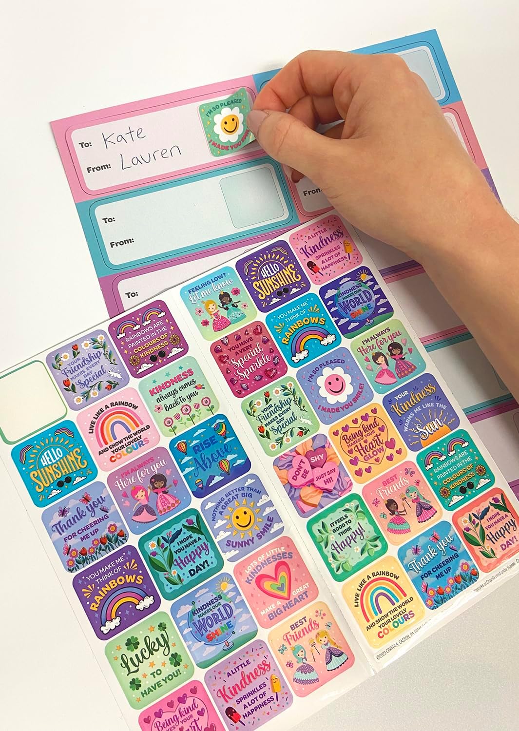 Crayola Gift Stickers - Anilas UK