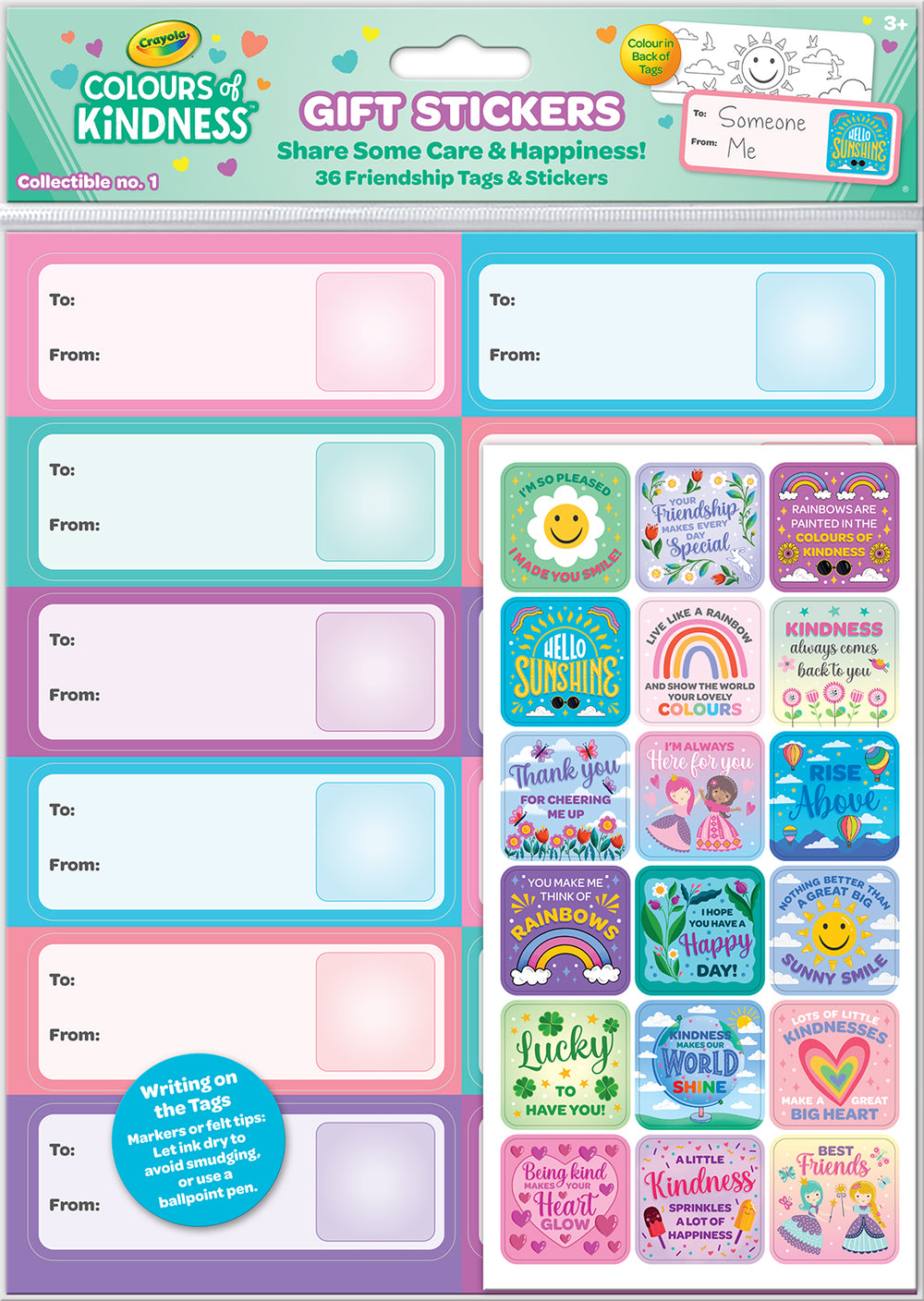 Crayola Gift Stickers - Anilas UK