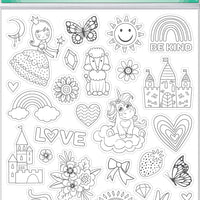 Crayola Colour-Your-Own Stickers (Pretty Life) - Anilas UK