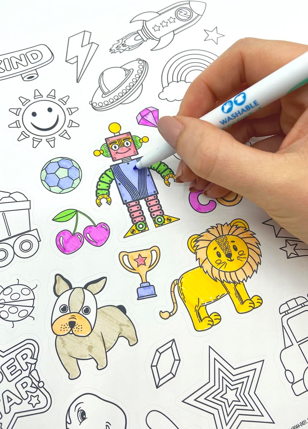 Crayola Colour-Your-Own Stickers (Cool Time) - Anilas UK