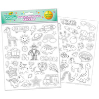 Crayola Colour-Your-Own Stickers (Cool Time) - Anilas UK