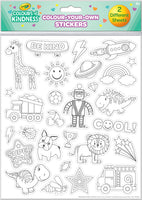 
              Crayola Colour-Your-Own Stickers (Cool Time) - Anilas UK
            