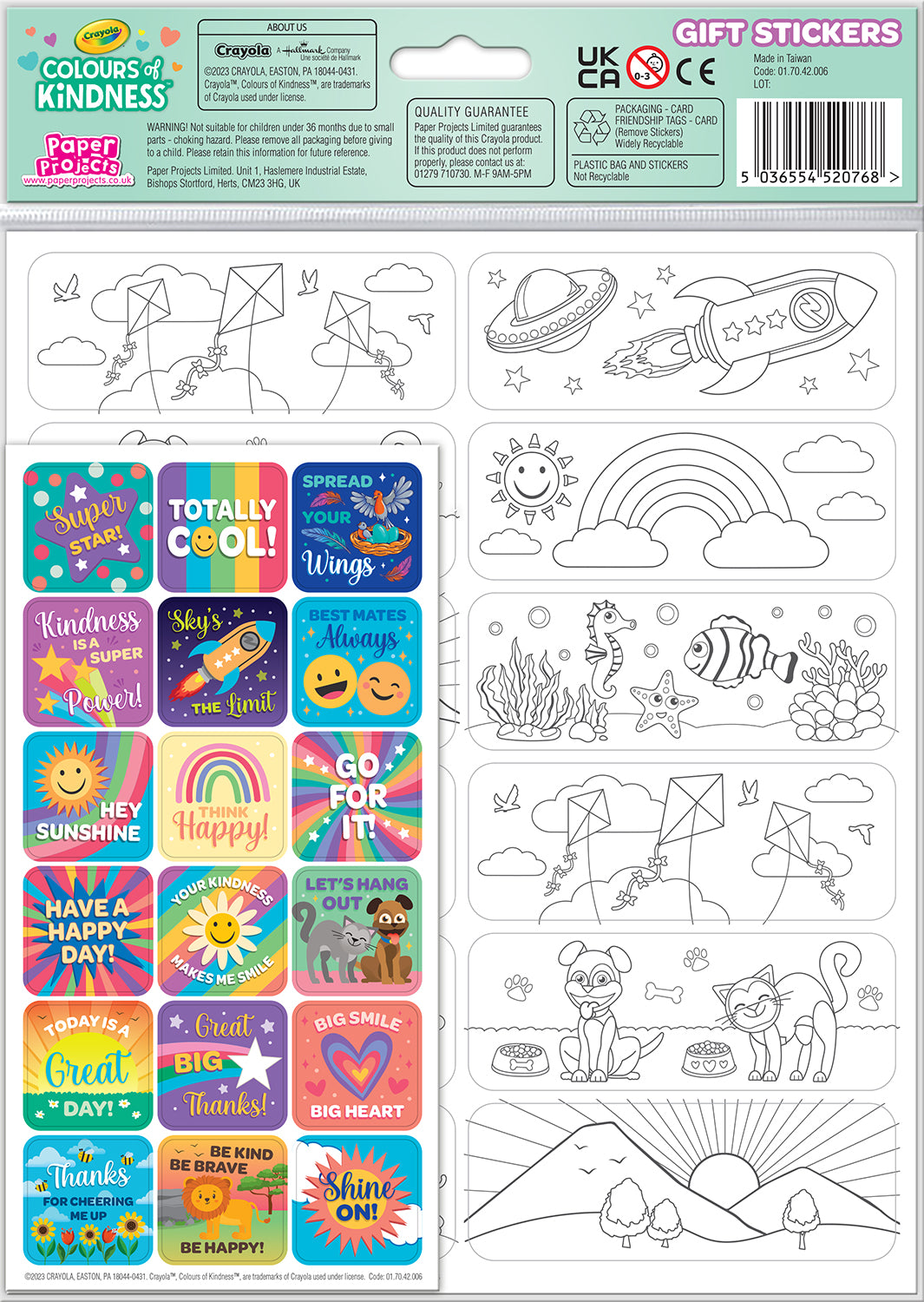 Crayola Gift Stickers 2 - Anilas UK