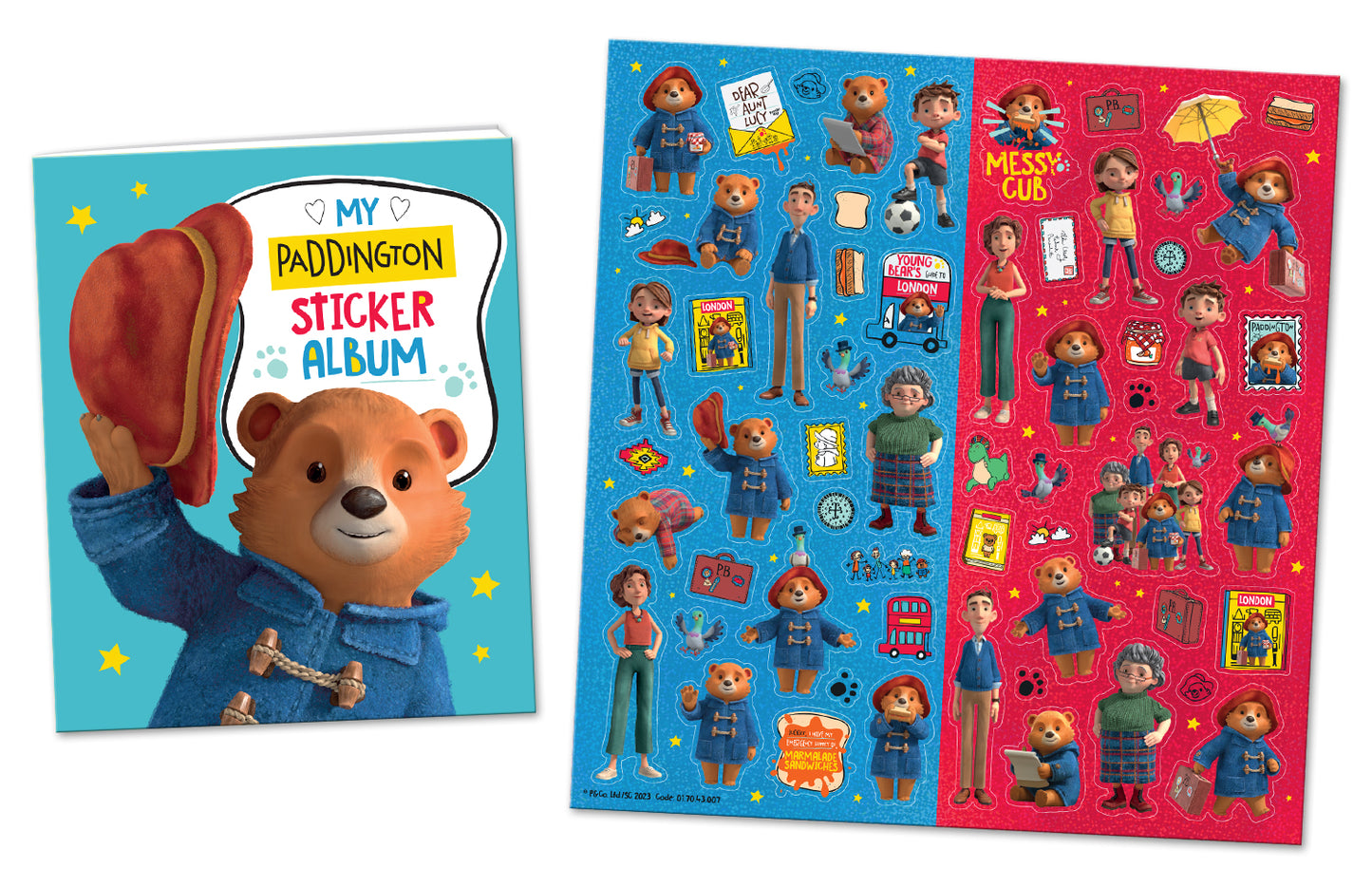 The Adventures of Paddington Sticker Collection and Album - Anilas UK