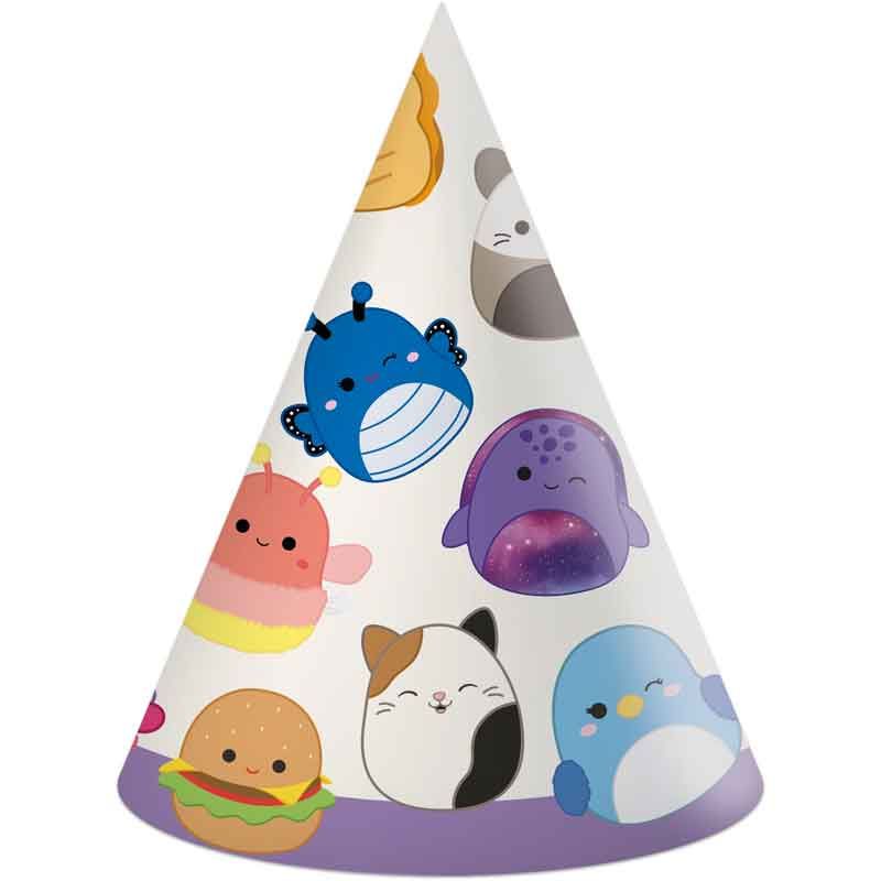 Squishmallows Party Hats (Pack of 6) - Anilas UK