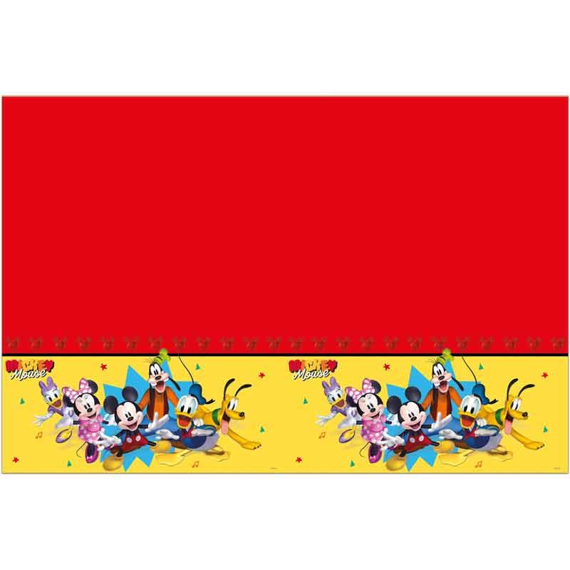 Mickey Jump Into Fun Plastic Tablecover (180x120 cm) - Anilas UK