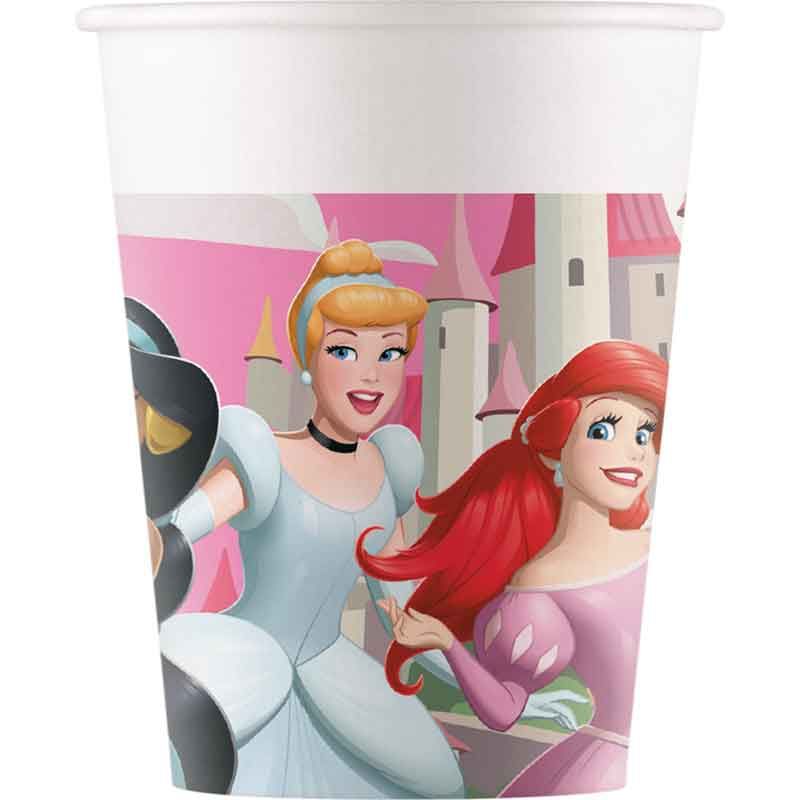 Princess Create Your World Paper Cups (Pack of 8) - Anilas UK