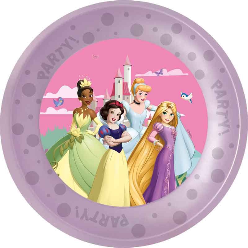Princess Create Your World Reusable Plate - 21cm (Pack of 1) - Anilas UK