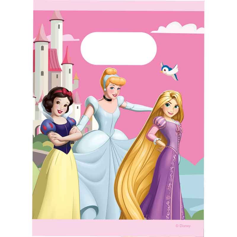 Princess Create Your World Paper Party Bags (Pack of 4) - Anilas UK