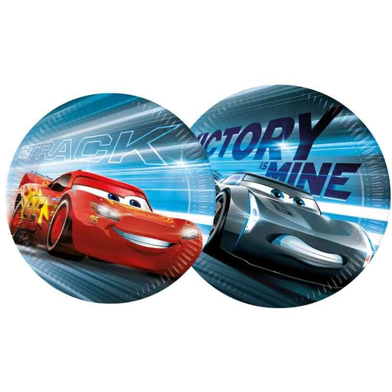 Cars Victory Is Mine Paper Plates - 23cm (Pack of 8) - Anilas UK