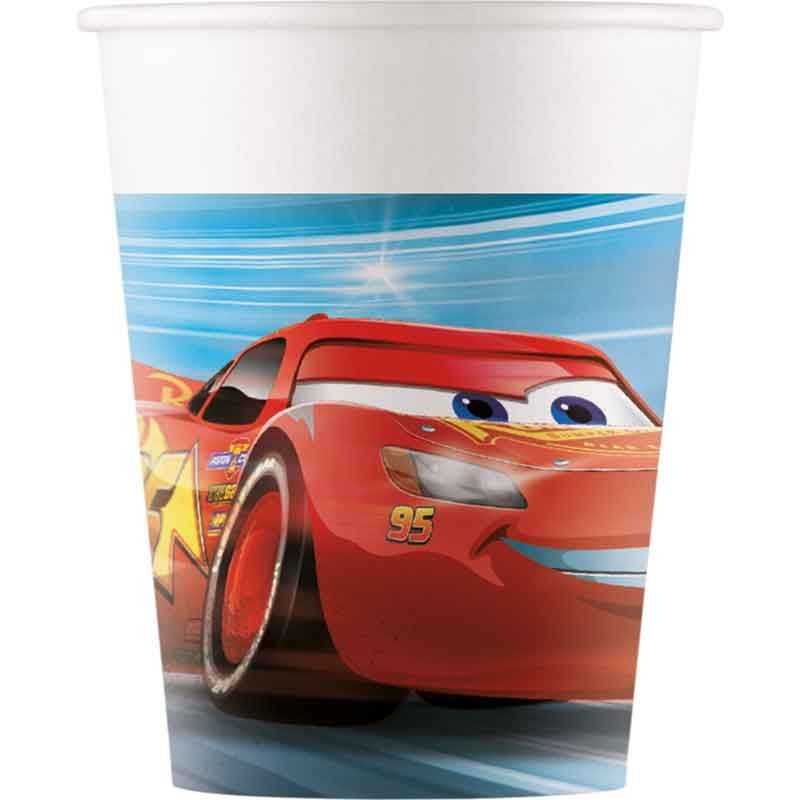 Cars Victory Is Mine Paper Cups (Pack of 8) - Anilas UK