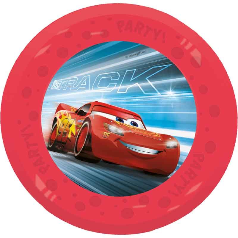 Disney Cars Victory Is Mine Reusable Plates - 21cm (Pack of 1) - Anilas UK