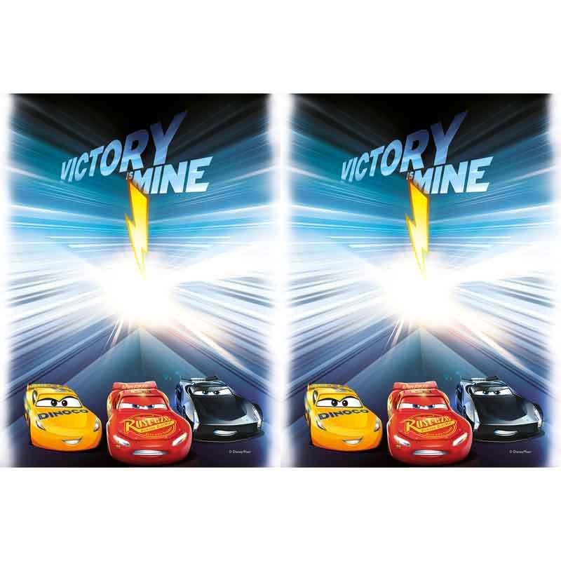 Cars Victory Is Mine Plastic Tablecover (180x120 cm) - Anilas UK